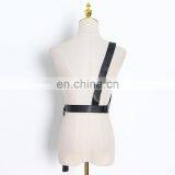 TWOTWINSTYLE Buckle Women's PU Waistcoat Waist Seal Adjustable Asymmetrical For Female Top Decorative Belt thumbnail-5