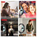 New Arrival 10 Inch Led Selfie Ring Light With Tripod 32 Colors Video Phone Clip Usb Makeup Rgb Ring Light thumbnail-6