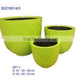 Fiberglass Lacquered Planters | S0216014/3 thumbnail-1