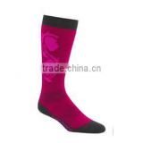 womens pink knee socks for snowboard days