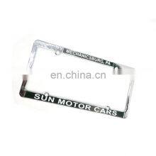 Car License Plate Frames Tag Covers Holder For Vehicles USA Standard Car Styling License Plate Frame thumbnail-1