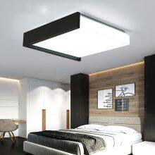 Modern Bedroom Ceiling Lamp Room Master Bedroom Guest Room Lamp Nordic Creative Square LED Geometric Design Ceiling Lamp thumbnail-5