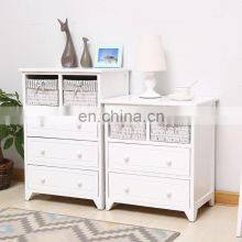 latest design living room furniture rattan chest of drawers wooden white cabinet