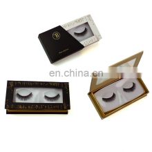 Custom printed hard paper eyelash extension packaging box private label