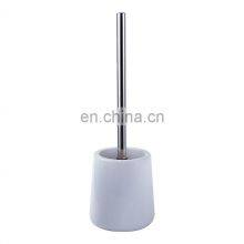 6pcs White Plastic Toilet Brush Holder Complete Bathroom and Toilet Accessories Set thumbnail-5