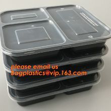 takeaway food container disposable plastic lunch bento box,square PLA plastic food container,fast food package essential