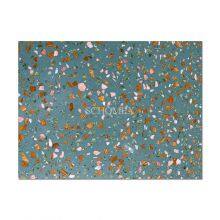 Soulscrafts White Marble Chips Concrete Black Big Slab Terrazzo Flooring thumbnail-3
