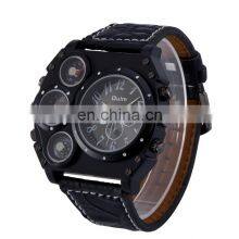 Oulm 1349 Vintage Quartz Watches for Men Mulit Case Waterproof Leather Square Wrist Watches