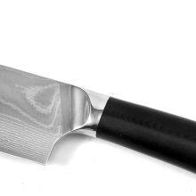7 Inch VG10 Damascus Steel Santoku Knife With G10 Wood Handle Japanese Damascus Kitchen Chef Knives thumbnail-3