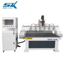 1530 2040 Senke Heavy 4 Heads 6 Heads Duty Steel Frame 1530 Carousel Type Atc CNC Router/Wood CNC Router With Vacuum Table thumbnail-2