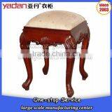 Antique Wooden Dresser Stool Bedroom Stool for Home/hotel Use thumbnail-1