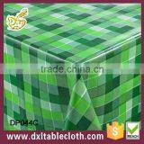 #DP044C Wholesale Cheap Thick Petals Plastic Green Restaurant Table Cover Cloth