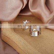 Trendy Gold Butterfly Rings For Women Men Lover Couple Rings Set Friendship Engagement Wedding Open Rings 2021 Jewelry thumbnail-2