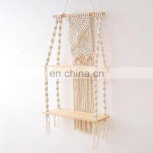 Hot Sale Macrame Shelves For Bedroom & Plant Boho Home Decor thumbnail-4