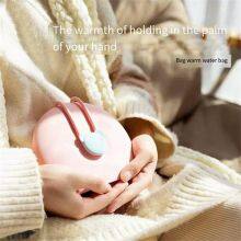 Hot Water Bottle Food Grade Silicone Water Bag Portable Hand Warm Treasure thumbnail-1