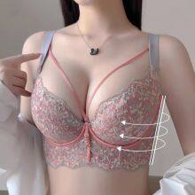 New Product Women's Bras Full Coverage Lace Underwire Bra Full Cups Sexy Lace Lingerie thumbnail-2
