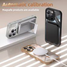 Sleek Magnetic Transparent Case for IPhone 11/12/13/13 Pro Max/14/15/15 Pro Max – Lightweight, Wireless Charging Friendly thumbnail-4