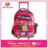 Professional Top Quality Fashionable Child School Cheap Kids Trolley Bags With Cartoon Pictures