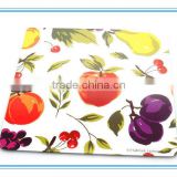 Custom elegant square fruit tin tray high quality tin tray