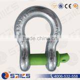 Green Pin Standard Shackle/Bow Shackle With Screw Collar Pin thumbnail-1