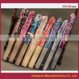 2015 Shell Shape Advertising Gift Customized Bamboo Fabric Folding Hand Fan thumbnail-2