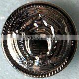 Moon Embossed Metal Buttton