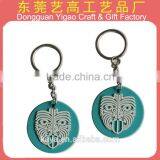 Custom 3d cartoon rubber keychain for premium gifts