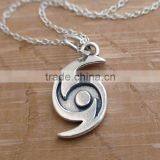 OEM Weather Jewelry Silver/Gold Spinning Hurricane Necklace thumbnail-1