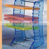 Transparent Color Customized Acrylic CD Display Rack for Home Furniture thumbnail-2