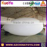 Plain White Advertising Airship Inflatable Helium Blimp for Display thumbnail-3