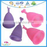 Free Sample Soft Medical Grade Silicone Menstrual Cup Lady Cup Menstruation thumbnail-2