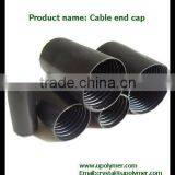 Black Sprial Adhesive Cable Terminal Cap thumbnail-1