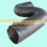 black antistatic fire resistant plastic flexible spiral duct