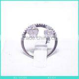 Silver 925 Heart and Key Dangle Charm Ring Hot Sell Cheap Price Silver Ring Jewelry thumbnail-1