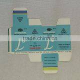 Full Blue Printed Paper Box for Medicine Pill Package
