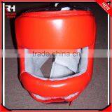 Premium Cowhide Leather MMA Head Guard Black / Red / White / Blue thumbnail-6