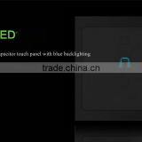 Wireless US/ EU Standards Modern Tempered Glass 3 Gang 1way White Wall Electric Smart Touch Switch Wifi Controlled Power Switch thumbnail-6