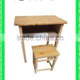 School Furniture School Desk and Chair HXZY067 Wood Desk thumbnail-1