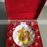 12 Zodiac Yellow Ceramic Wine Cups,artistic Ceramic Cup thumbnail-5