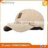 Hot Sale Linen Breathable Unisex Baseball Cap Hat thumbnail-3