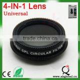 Universal Clip Camera Phone Lens Wide Angle Lens Marco Fisheye CPL Filter Lens for IPhone 6 Samsung Galaxy S3 S4 S5 S6 Note 4 thumbnail-6