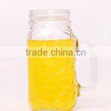 700ml Glass Mason Jar With Handle and Metal Lid thumbnail-3