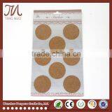 Custom Self Adhesive Die Cutting Cork Sticker For All Kinds Of Designs Sticker