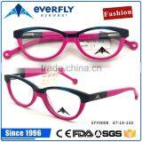 2016 New&hot Sale Girl Style Eyeglasses Kids Optics Frames Beautiful Cute Pink Children Acetate Glasses