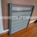 High Quality Easily Assembled Wood Plastic Composite WPC Fence Quality Choice
