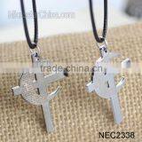 2015 Latest Fashion Heart Design Mosaic Sweetheart Stainless Steel Pendant thumbnail-3