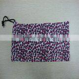 Fancy Colorful Drawstring Microfiber Travel Pouch thumbnail-3