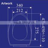 1027 New Style Toilet Seat With Soft Close Function thumbnail-3