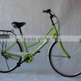 26-inch Lightweight Folding Bike High-carbon Steel Bicycle Woman thumbnail-2