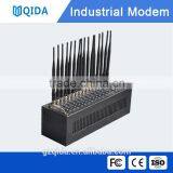 High heat sim card wireless gsm modem 16 ports sms broadcast software with voice software , gsm modem gsm multi sim modem